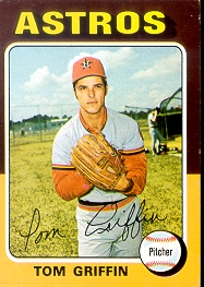 1975 Topps Baseball Cards      188     Tom Griffin